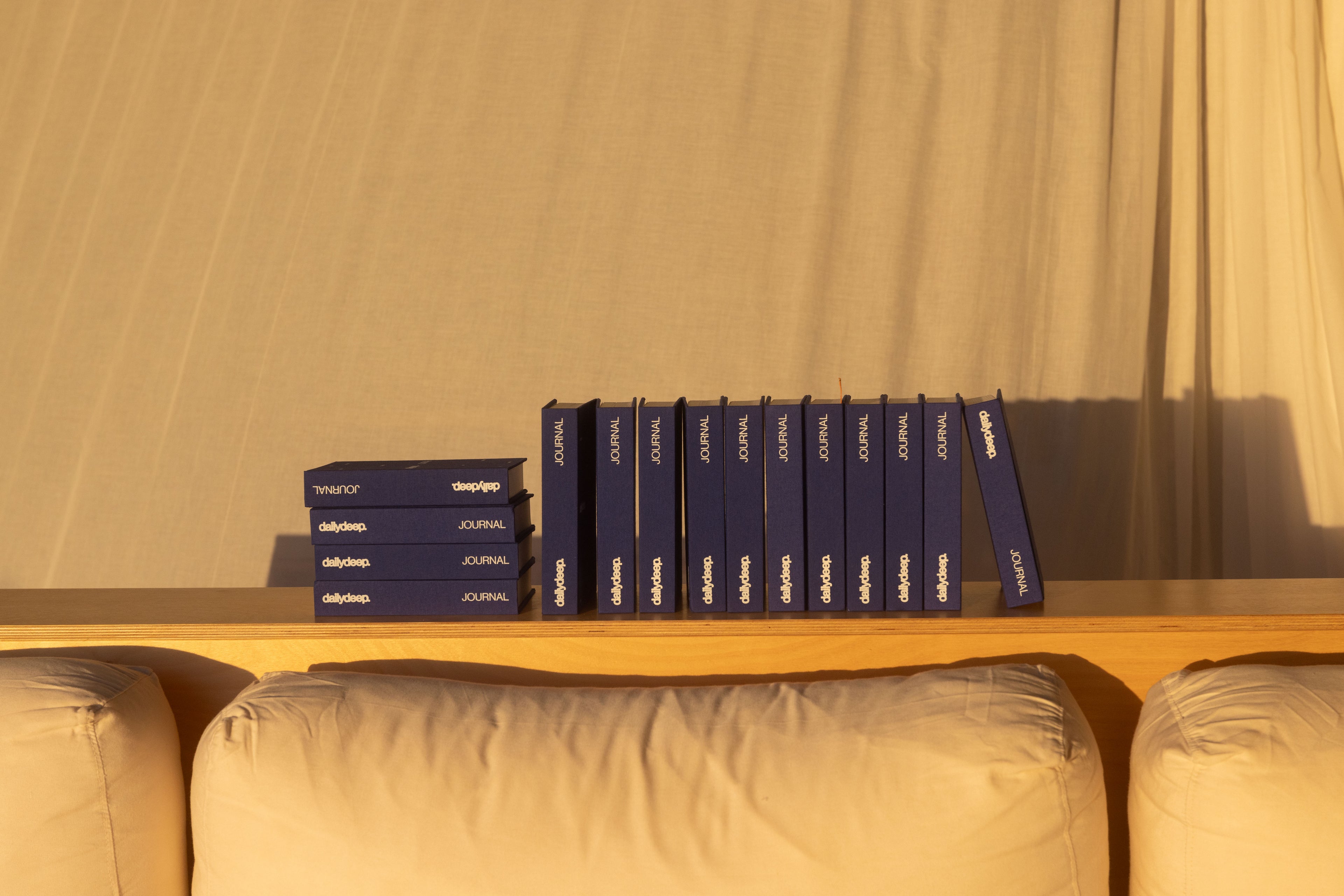 clean aesthetic of dailydeep journal, built for quiet rituals and character building